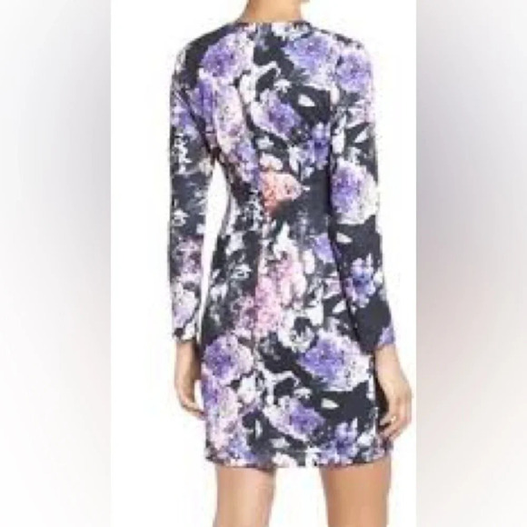 Maia Floral Print Scuba Knit Sheath Dress - NEW - Size 12 - Picture 2 of 9
